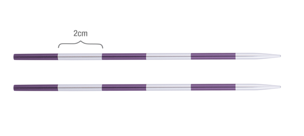 Съемные спицы без лески KnitPro SmartStix, 2 шт, стандартной длины. 3,75 мм. Арт.42124 фото