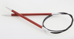 Круговые металлические спицы KnitPro Zing, 120 см. 5,5 мм. Арт.47192