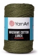 Macrame cotton lurex фото
